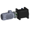 MINI-CENTRALE SANS DISTRIBUTION - TRIPHASÉE - 2,2KW - DÉBIT 6,1 L/MIN - PRESSION 210 BAR - RESERVOIR 10L - PATTES
