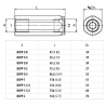 Clapet anti retour 1/2'' étanchéité par cône - VUR120SP0.5