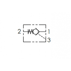 Clapet anti retour simple piloté 3/4'' - VRPE340