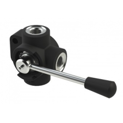 VANNE A BOISSEAU 3 VOIES 1/4'' FONTE - DDF3140A