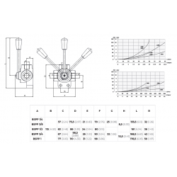 VANNE A BOISSEAU 3 VOIES 3/8'' FONTE - DDF3380A