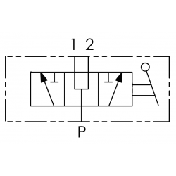 VANNE A BOISSEAU 3 VOIES 1'' FONTE - DDF3100A