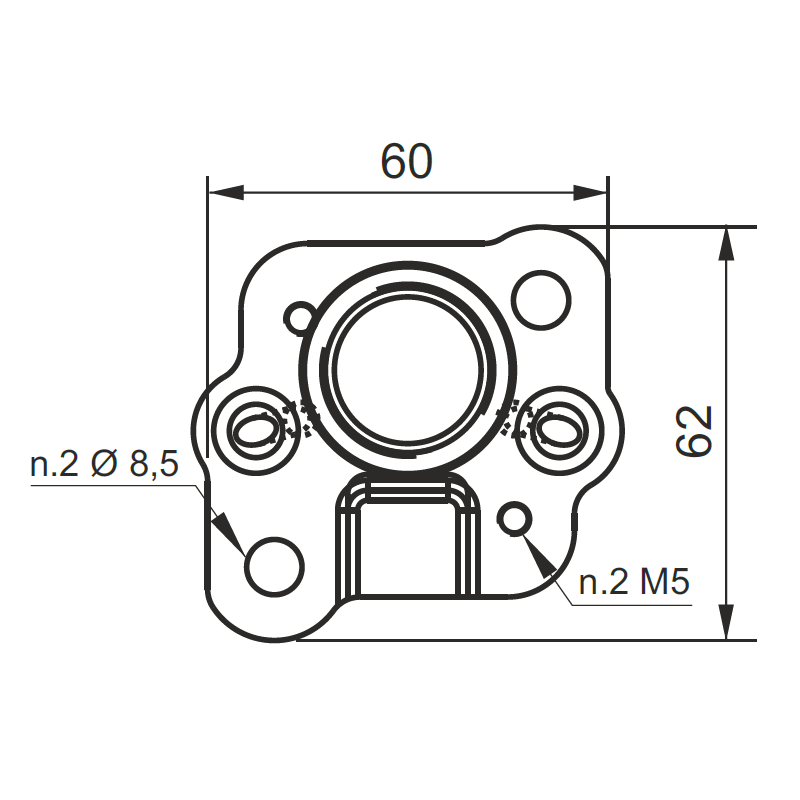 E60513025 - Adaptateur pour pompe groupe 0