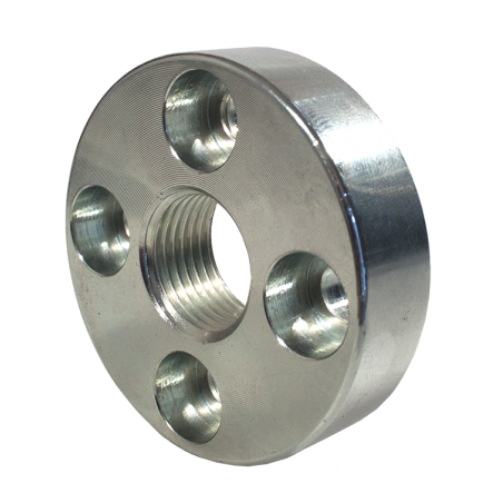 BRIDE DROITE TARAUDÉE 1/2'' - ENTRAXE Ø40 - VIS M8 - F2M