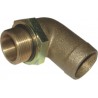 RACCORD D'ADMISSION COUDÉ A 90° FILETAGE 1'' POUR TUYAU DE 1''1/4 - A90100114