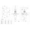 Pompe à main double effet 25cc - PMT-25-RVAB