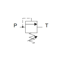 LIMITEUR DE PRESSION A INSERER M20X1,5 - 50-350 BAR - AVEC VIS - VMDC35P1