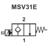 Solenoid valve 2/2 N.O in neutral - MSV31E0000