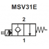 Électrovanne 2/2 N.O au neutre - MSV31E0000