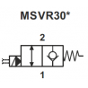 Solenoid valve 2/2 N.C in neutral - MSVR30E0000