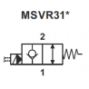 Solenoid valve 2/2 N.O in neutral - MSVR31E0000