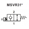 Électrovanne 2/2 N.O au neutre - MSVR31E0000