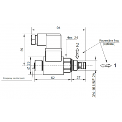 Solenoid valve 2/2 N.C in neutral - MDV30E0000