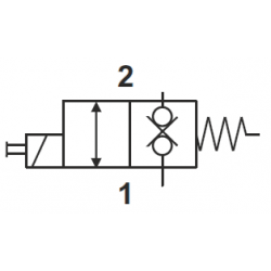 Solenoid valve 2/2 N.C in neutral - MDV30E0000