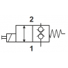 Solenoid valve 2/2 N.C in neutral - MDV30E0000