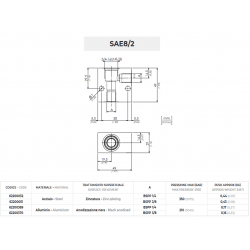 Solenoid valve in line 2/2 N.C - 1/4'' - 230Vac - Steel