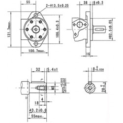 Orbital motor CPM 50 CD