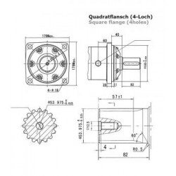 MOTEUR ORBITAL TYPE V - CPMV 315 SH