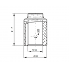 SEMI-COUPLAGE CÔTÉ MOTEUR POUR B14 CADRE 80 - E36100002