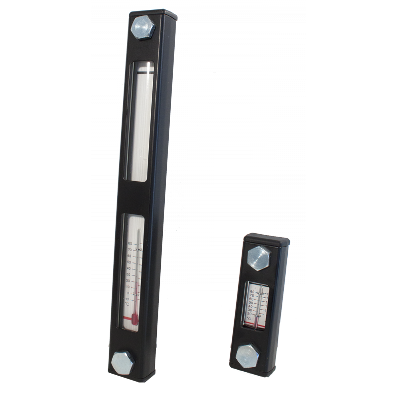 INDICATEUR DE NIVEAU VISUEL AVEC THERMOMETRE L127 - CLA12M10NT