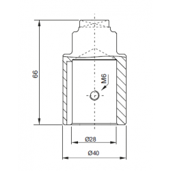 SEMI-COUPLAGE CÔTÉ MOTEUR POUR B14 CADRE 100/112 - E36100004
