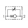 Unidirectional flow regulator 1/8' – STUF180