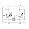 VBCD1401S : Valve d'équilibrage 1/4'' D.E pour distrib. centre ouvert