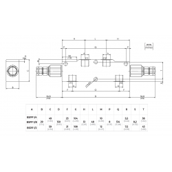 VBCC3801S : Valve d'équilibrage 3/8'' D.E pour distrib. centre fermé