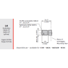 KIT ARBRE 14 (CANNELE 9 DENTS 16/32DP) POUR POMPE